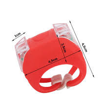 ست چراغ جلو و عقب دوچرخه ژلهای باتری خور LED HL-009
