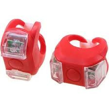 ست چراغ جلو و عقب دوچرخه ژلهای باتری خور LED HL-009