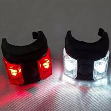 ست چراغ جلو و عقب دوچرخه ژلهای باتری خور LED HL-009