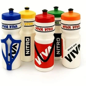 قمقمه آب دوچرخه برند VIVA (ویوا) همراه با بست نشکن کد 1090