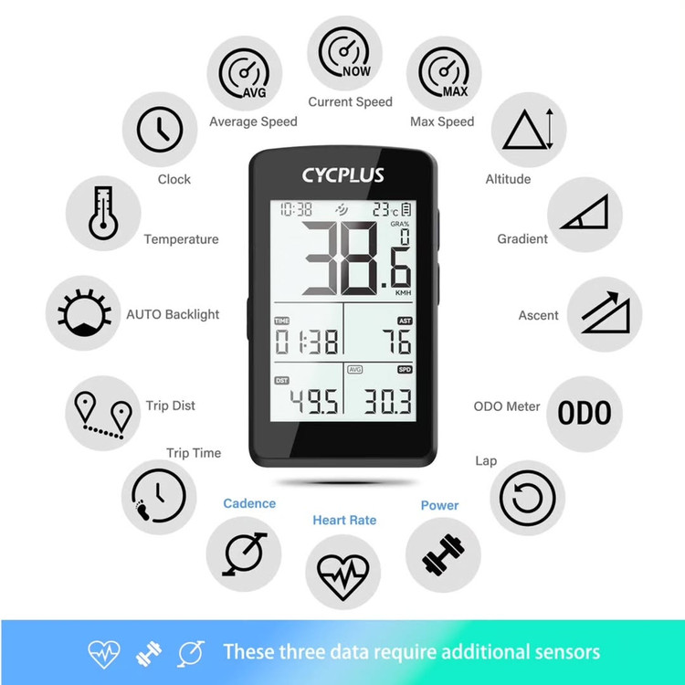 کامپیوتر دوچرخه CYCPLUS مدل M3