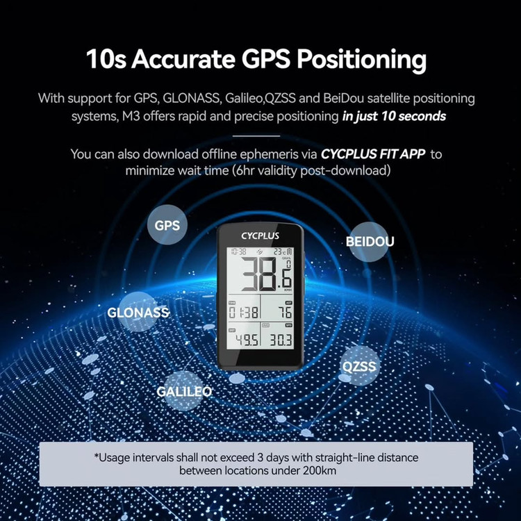 کامپیوتر دوچرخه CYCPLUS مدل M3